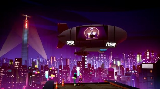 画像ギャラリー No.001のサムネイル画像 / 新作アクションADV「No Straight Roads」の日本語版トレイラーがTGS 2019に合わせて公開。主役キャストは佐倉綾音さんと福山 潤さん