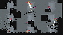 画像ギャラリー No.005のサムネイル画像 / カラフルな世界で戦う「Runbow」がPS4とSwitchで2018年12月13日より配信。“色の変化”が重要となるプラットフォームアクション
