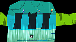画像ギャラリー No.005のサムネイル画像 / 「Runbow」（PS4/Switch）の配信が本日スタート。背景色の変化に注意しつつ戦う，カラフルな2Dプラットフォームアクション