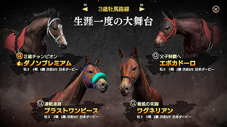 画像ギャラリー No.010のサムネイル画像 / 「Winning Post 9」，「ライバル対決」の要素や，さまざまな効果を持つ「絆コマンド」の最新情報が公開
