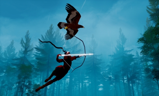 画像ギャラリー No.002のサムネイル画像 / 「Abzû」の開発チームが新作アドベンチャー「The Pathless」をアナウンス。ペットの鷲とともに高速移動するハンターが主人公に