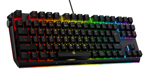 画像ギャラリー No.002のサムネイル画像 / 本体側面にダイヤルを搭載したDREVOのゲーマー向け10キーレスキーボードが国内発売。日本語,英語配列いずれも税込約1万2000円