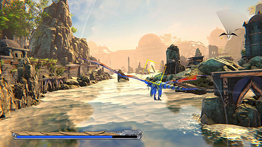 画像ギャラリー No.003のサムネイル画像 / Switch「パンツァードラグーン：リメイク」の配信が本日スタート。ドラゴンにまたがり戦う全方位型レールシューティング