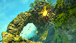 画像ギャラリー No.008のサムネイル画像 / Switch「パンツァードラグーン：リメイク」の配信が本日スタート。ドラゴンにまたがり戦う全方位型レールシューティング