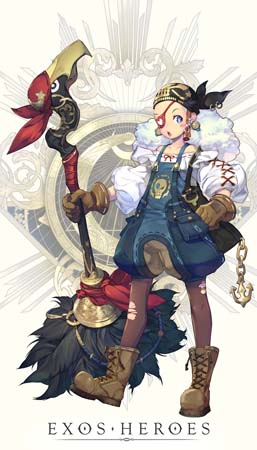 画像ギャラリー No.002のサムネイル画像 / 「エグゾスヒーローズ」,新規フェイトコア「スカベンジャー ダナ」&専用装備「キャプテンクロウ」が登場