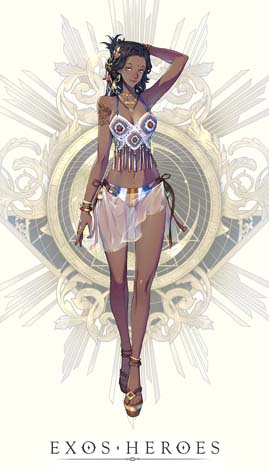 画像ギャラリー No.002のサムネイル画像 / 「エグゾスヒーローズ」,新規フェイトコア「サマーシャーベット メリッサ」の専用装備が登場