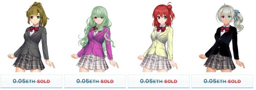 画像ギャラリー No.003のサムネイル画像 / ブロックチェーンゲーム「CryptoKanojo」が12月24日に正式サービスイン