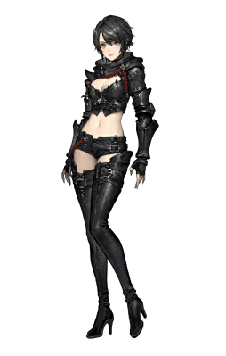 画像ギャラリー No.003のサムネイル画像 / 「DarkAvenger X」に黒髪ショートの凛とした女性キャラ「アサシン」が追加。テストプレイで気になる性能をチェック