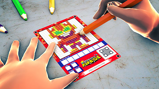 画像ギャラリー No.005のサムネイル画像 / カードに描いたドット絵のヒーローがアプリ内で立体化。「クラフトカードゲーム ドットヒーローズ」が2019年3月に発売