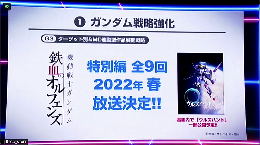 画像ギャラリー No.018のサムネイル画像 / スマホアプリ「鉄血のオルフェンズG」の2022年春配信が発表された第2回ガンダムカンファレンスをレポート。映画“ククルス・ドアンの島”の情報も