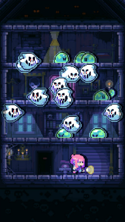 画像ギャラリー No.004のサムネイル画像 / 少女モリーがお化け退治。スマホ向けアクション「Candies 'n Curses」を紹介する「(ほぼ)日刊スマホゲーム通信」第1905回