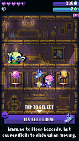 画像ギャラリー No.007のサムネイル画像 / 少女モリーがお化け退治。スマホ向けアクション「Candies 'n Curses」を紹介する「(ほぼ)日刊スマホゲーム通信」第1905回