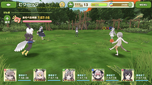 画像ギャラリー No.007のサムネイル画像 / 「けものフレンズ3」,ちからくらべやピクニックなどゲーム内で楽しめる要素が明らかに。フェネックのフレンズストーリーを確認できる画像も掲載