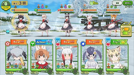 画像ギャラリー No.015のサムネイル画像 / 「けものフレンズ3」,腕試し要素「ちからくらべ」で勝率アップするには? バトルのコツや要注意フレンズなどを紹介