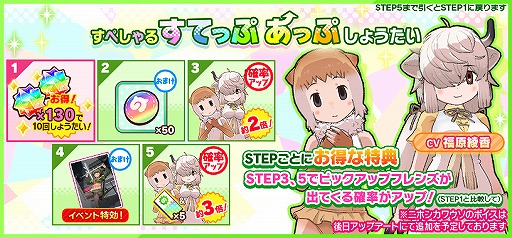 画像ギャラリー No.004のサムネイル画像 / 「けものフレンズ3」,1月ショップしょうたい券などが獲得できる共闘型イベントが開催