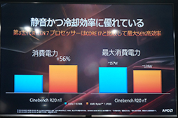 画像ギャラリー No.018のサムネイル画像 / 「ゲームでもRyzenを選ぶ理由ができた」。日本AMDが秋葉原で第3世代Ryzen&Radeon RX 5700シリーズをアピール