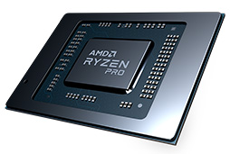 画像ギャラリー No.001のサムネイル画像 / AMD，Zen 2コア採用のビジネスノートPC向けAPU「Ryzen PRO 4000」シリーズを発表