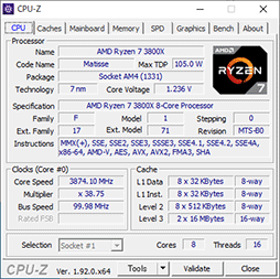 画像ギャラリー No.007のサムネイル画像 / AMDの新型CPU「Ryzen 9 3900XT,Ryzen 7 3800XT,Ryzen 5 3600XT」レビュー。「Comet Lake-S」に向けた刺客のゲーム性能はいかに