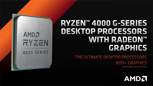 画像ギャラリー No.006のサムネイル画像 / AMD,デスクトップPC向けAPU「Ryzen 4000 G」&「Ryzen PRO 4000」を発表。PROの3製品を8月8日に発売