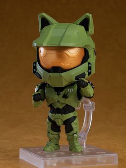 画像ギャラリー No.004のサムネイル画像 / 猫耳パーツも付属。「Halo Infinite」マスターチーフの「ねんどろいど」が2024年1月に発売決定
