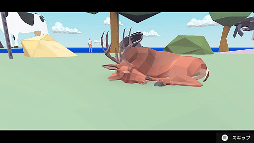 画像ギャラリー No.002のサムネイル画像 / 「ごく普通の鹿のゲーム DEEEER Simulator」，Steamでアーリーアクセス版が配信。スローライフと街の破壊が楽しめる普通じゃない鹿のゲーム