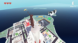 画像ギャラリー No.003のサムネイル画像 / 「ごく普通の鹿のゲーム DEEEER Simulator」，Steamでアーリーアクセス版が配信。スローライフと街の破壊が楽しめる普通じゃない鹿のゲーム