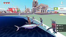 画像ギャラリー No.015のサムネイル画像 / 「ごく普通の鹿のゲーム DEEEER Simulator」，Steamでアーリーアクセス版が配信。スローライフと街の破壊が楽しめる普通じゃない鹿のゲーム
