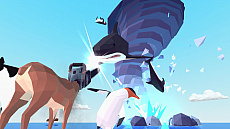 画像ギャラリー No.009のサムネイル画像 / 「ごく普通の鹿のゲーム DEEEER Simulator」の販売がスタート。ごく普通の鹿を主人公とした,コミカルなアクションゲーム