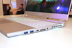 画像ギャラリー No.008のサムネイル画像 / GIGABYTE,4K有機ELパネル採用のクリエイター&ゲーマー向けノートPC「AERO 15 OLED」を発表。重量2kgでRTX 20搭載にも注目だ