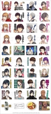 画像ギャラリー No.002のサムネイル画像 / 「BUSTAFELLOWS」のLINEスタンプと着せかえが発売。スケアクロウによるエイプリルフール動画の公開も