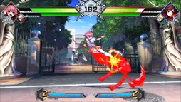 画像ギャラリー No.005のサムネイル画像 / 「BLAZBLUE CROSS TAG BATTLE」＆「キルラキル ザ・ゲーム -異布-」，闘神祭2018-19出展バージョンのプレイレポートをお届け