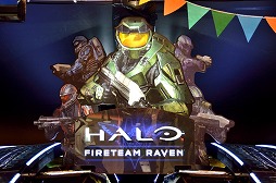 画像ギャラリー No.001のサムネイル画像 / ［JAEPO2019］レールシューター「HALO FIRETEAM RAVEN 4 PLAYER」が日本上陸。初代「HALO」の世界を舞台に最大4人でプレイ可能