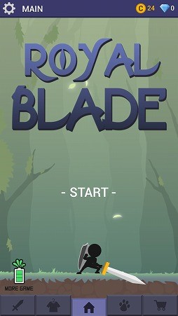 画像ギャラリー No.001のサムネイル画像 / 飛んで斬ってストレス解消! スマホ向けアクションゲーム「Royal Blade」を紹介する「(ほぼ)日刊スマホゲーム通信」第1925回