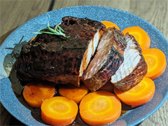 「原神」に出てくる「ニンジンとお肉のハニーソテー」をプロが再現。俺のコラボカフェ：Menu 058