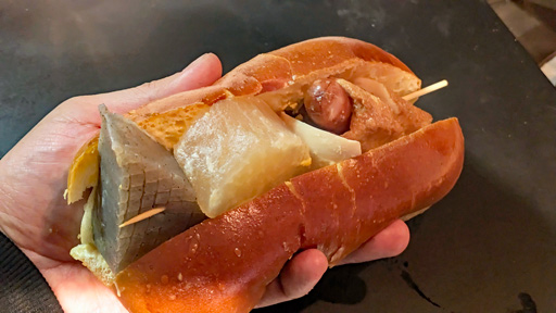 画像ギャラリー No.005のサムネイル画像 / 「GOD EATER2」のおでんパンを食べてみる。俺のコラボカフェ：Menu 072