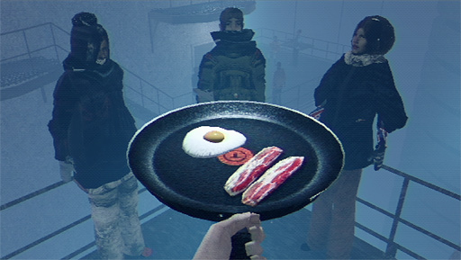 画像ギャラリー No.005のサムネイル画像 / 「Arctic Eggs」の目玉焼きを焼くフライパンが,なぜあそこまでツルツルなのかを考察する。俺のコラボカフェ:Menu 074