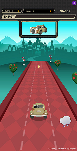 画像ギャラリー No.002のサムネイル画像 / 「ツイステ」のWebゲーム「EVOLVE RACER」,期間限定公開。車を操作してスコアを稼いでいくレースゲーム