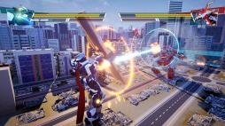 画像ギャラリー No.001のサムネイル画像 / PS4向けアクション「オーバーライド 巨大メカ大乱闘」が4月18日に発売。CO-OPプレイでは4人のプレイヤーが1機の腕や脚を操作