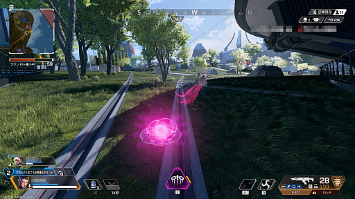 画像ギャラリー No.004のサムネイル画像 / ［プレイレポ］「Apex Legends」新レジェンド「アクセル」は，機動力特化のスカーミッシャークラス。戦場をレース場に変える能力をチェックだ