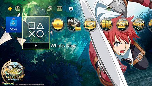 画像ギャラリー No.002のサムネイル画像 / 「イース セルセタの樹海:改」,オリジナルデザインのPS4テーマを無料配信。BGMは楽曲「THEME OF ADOL 1993」