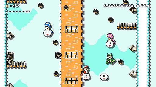 画像ギャラリー No.047のサムネイル画像 / 「スーパーマリオメーカー 2」は，最大4人で対戦や協力プレイが楽しめる。公式配信「スーパーマリオメーカー 2 Direct」で新要素が公開