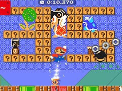 「スーパーマリオメーカー 2」，スーパーマリオブラザーズ35周年プレミアムメダルが狙える「ハックンタイムアタック」が11月18日より開催へ