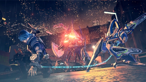 画像ギャラリー No.032のサムネイル画像 / 「ASTRAL CHAIN」プレイレポート。主人公とレギオンとをつなぐ“鎖”を制御する感覚が新しい,プラチナゲームズの新作アクション