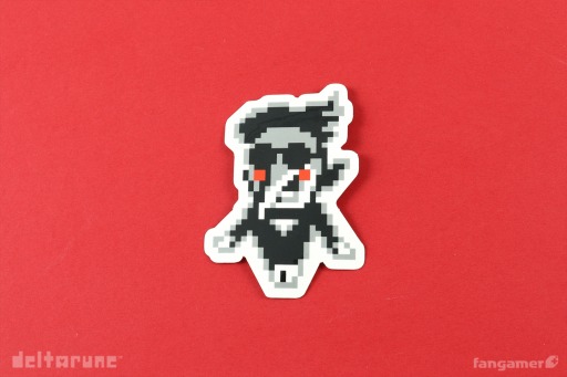 画像ギャラリー No.009のサムネイル画像 / 「DELTARUNE」のTシャツやぬいぐるみ,ピンバッジなど最新グッズ4点が発売