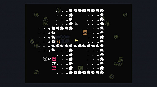 画像ギャラリー No.005のサムネイル画像 / 英単語を並べてパズルを解くユニークなゲーム，「Baba Is You」の発売が3月13日に決定