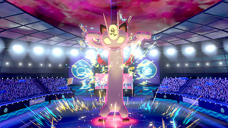 画像ギャラリー No.029のサムネイル画像 / 「ポケットモンスター ソード・シールド」，キョダイマックスのすがたのピカチュウ，リザードン，イーブイ，ニャース，バタフリーが登場