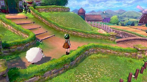 画像ギャラリー No.001のサムネイル画像 / 「ポケットモンスター ソード・シールド」ぶらり旅・前編。ガラル地方に生きるポケモンたちを見る