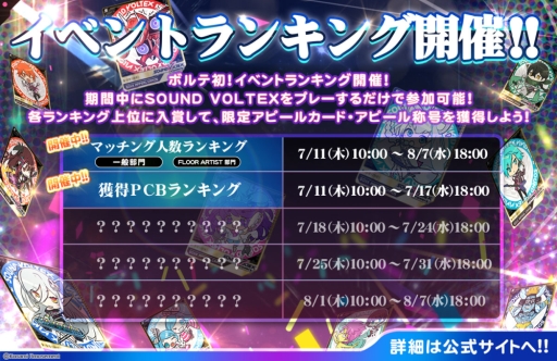 画像ギャラリー No.002のサムネイル画像 / 「SOUND VOLTEX VIVID WAVE」，設定されたお題で順位を競う「イベントランキング」が開催