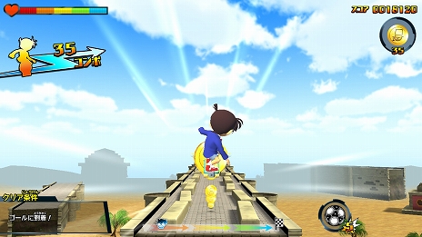 画像ギャラリー No.004のサムネイル画像 / Switch「名探偵コナン スケボーラン 怪盗キッドと神秘の秘宝」が配信開始。巨大テーマパークを疾走し,怪盗キッドから3つの秘宝を守り抜け