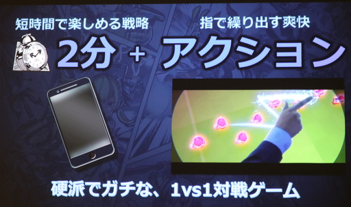 画像ギャラリー No.007のサムネイル画像 / スマホ向け新作ゲーム「リーグ・オブ・ワンダーランド」の発表会をレポート。キャッチコピーは「ケリつけようぜ。2分で。」